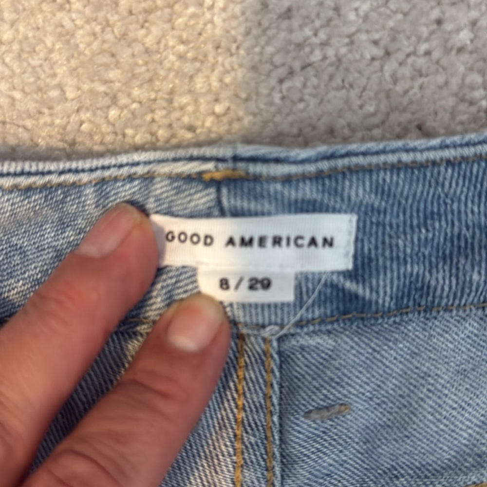 Good American 8/29 cropped denim jeans ๐ - Picture 5 of 6